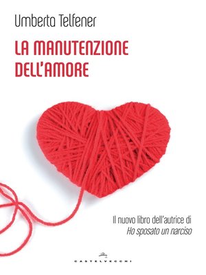 cover image of La manutenzione dell'amore
